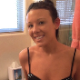 I filled up the toilet again, but this time, it was a lot softer. I got a piece of cotton stuck on my pussy and had to pick it off while I was pooping. Presented in 720P vertical HD. About 1.5 minutes.